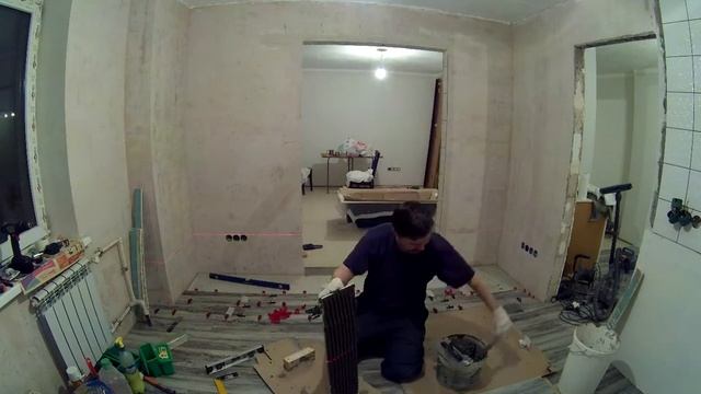 2019 11 17 Timelapse Ремонт Кухня плитка часть 6 смотреть онлайн