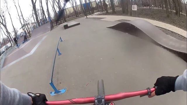 Дроп 2 метра в плоскач на подвесе/ катаем стрит, парк смотреть онлайн