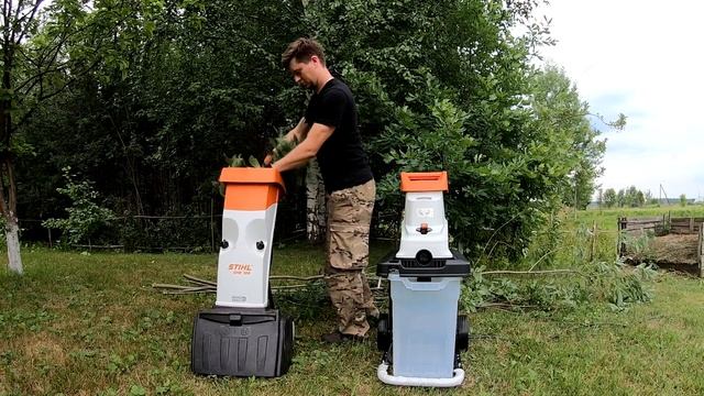 Садовый измельчитель веток STIHL GHE 140. Обзор смотреть онлайн