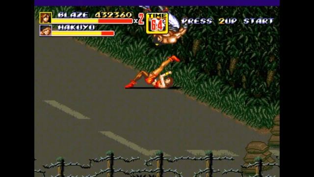Sega Mega Drive 2 (Smd) 16-bit Streets of Rage 2  (Bare Knuckle 2) Stage 6