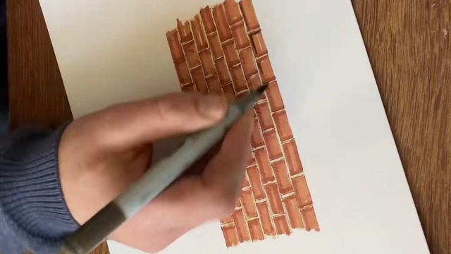 How to draw a brick wall with markers. Tips and tricks included.