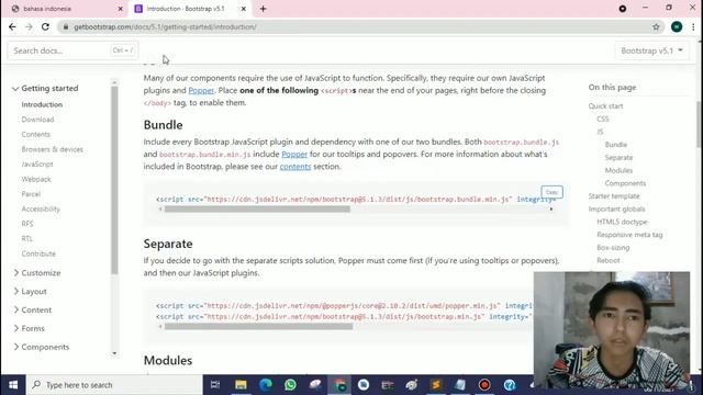 Penggunaan bootstrap v5 pada website | Wahyu Hidayat смотреть онлайн