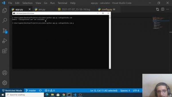 Python 3 Script to Check or Search Single or Multiple Domains Availability and Registration