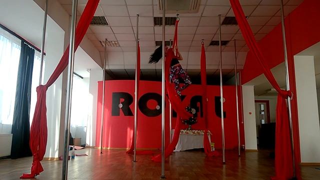 Оксана Скринько, повітряні полотна, Royal pole dance смотреть онлайн
