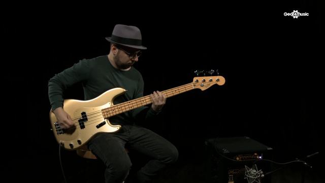Fender American Original 50s Precision Bass MN, Aztec Gold | Gear4music demo смотреть онлайн