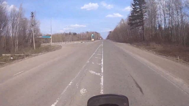 Первый семейный мини трип на трёх Africa Twin 750 (Часть 1)
