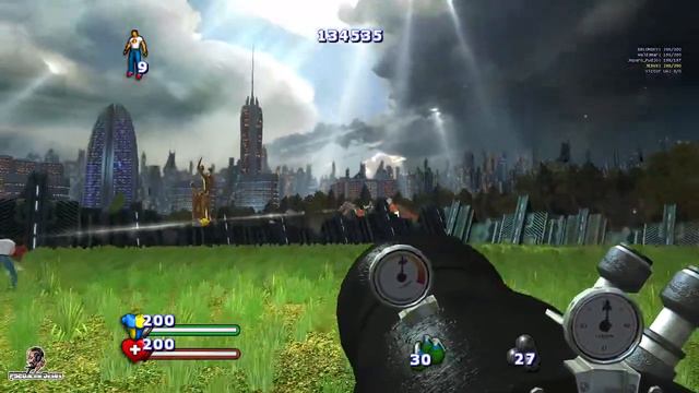 Стрим #3 Serious Sam II проходим в кооперативе по локальной сети смотреть онлайн