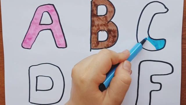 Bolalar uchun harflar chizish/Рисование букв для детей/Drawing letters for kids смотреть онлайн