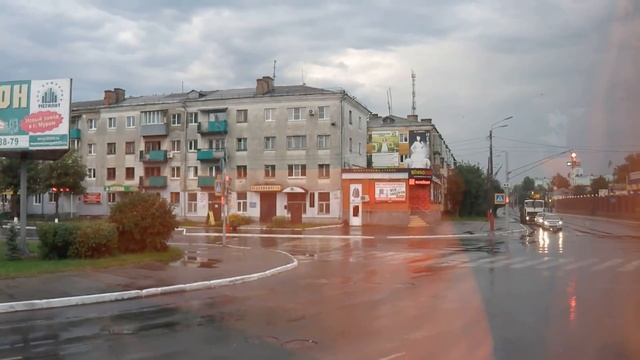 . Муром. Поездка по городу на автобусе (Владимирская область) смотреть онлайн