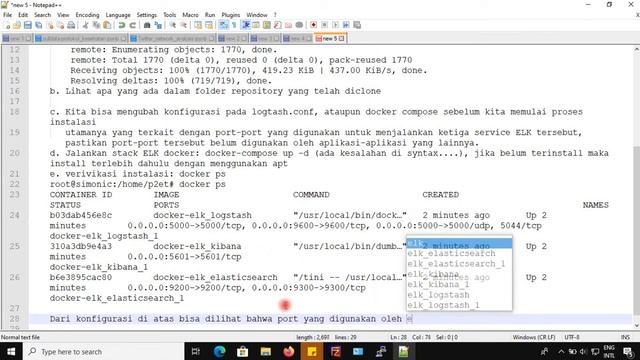 Instalasi ELK di atas Docker pada Sstem Operasi Linux Ubuntu смотреть онлайн
