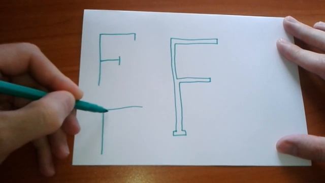 Как писать английскую букву F? How to write letter F смотреть онлайн