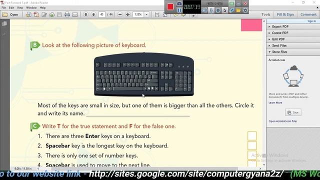 Chapter 04 (Introduction of Keyboard) Topic (Backspace & Delete Key with exercises) Tutorials смотреть онлайн