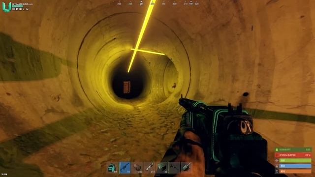 Живу в Стеклянном Доме! Все видят мои Лутовые в Rust/Раст смотреть онлайн