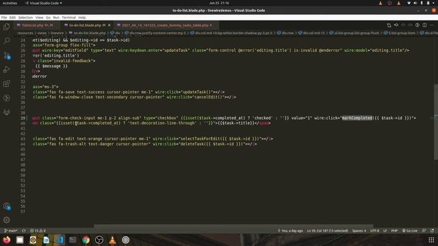 Simple ToDo List with In-place edit using Laravel-Livewire смотреть онлайн