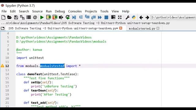 Selenium + Python自动化测试之单元测试模块unittest的setup与teardown方法 Python软件测试4——Python程序设计系列205 смотреть онлайн