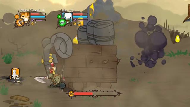 Castle Crashers СИЛЬНЫЙ БОСС №1 смотреть онлайн