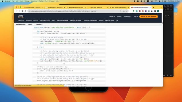 AWS Amplify Passwordless Sign In Via Email (React Native) смотреть онлайн