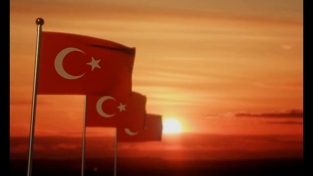 Blender 2.8 Eevee Cloth Simülasyonu ile Türk Bayrakları. смотреть онлайн