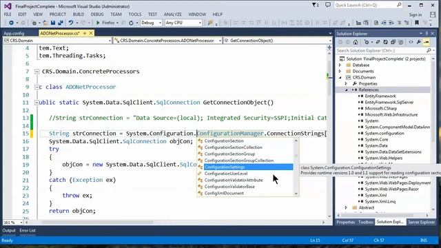 Why Does My ConfigurationManager Connection String Not Work смотреть онлайн