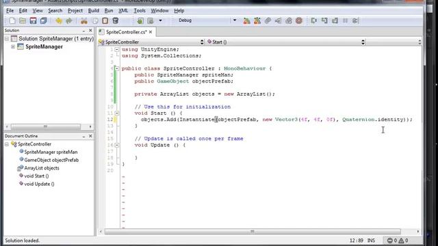 Unity3D | 2D Game Sprite Manager | Part 1 смотреть онлайн
