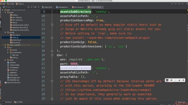 vue.js实战教程(高仿饿了么APP) 3-5 webpack打包（上） смотреть онлайн