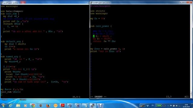 Perl 14 - subroutines смотреть онлайн