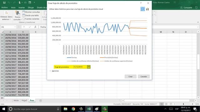 Curso de Excel Avanzado | Capítulo 3 | Como hacer una previsión en Excel смотреть онлайн
