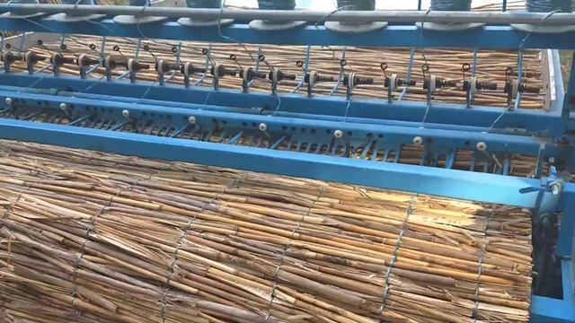 Станок для изготовления матов из камыша. смотреть онлайн