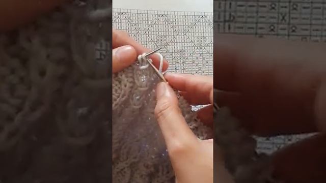 3ю петлю перекинуть через 2 петли не снимая с левой спицы, оставшиеся 2 провязать : лиц, накид, лиц смотреть онлайн