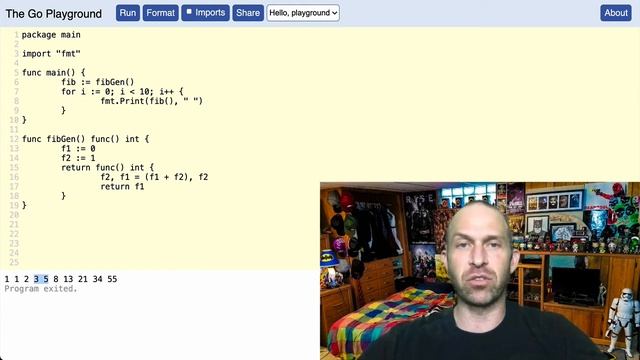 GOLANG FIBONACCI GENERATOR IN 5 MINUTES!!!!!!!! Go Programming Tutorial for Beginners смотреть онлайн