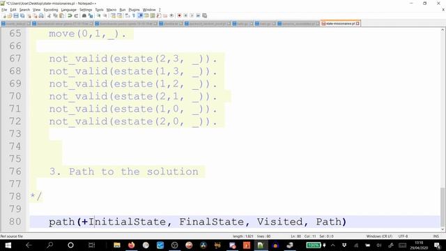 2020 KR#10 PROLOG CANNIBALS AND MISSIONAIRES GAME - DEBUG ???? Online Lesson COVID-19 2020-04-29 смотреть онлайн