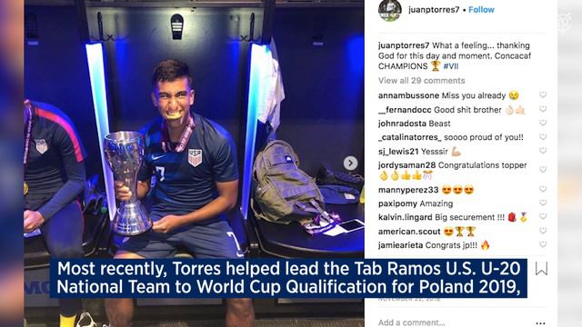 Juan Pablo Torres Joins NYCFC смотреть онлайн