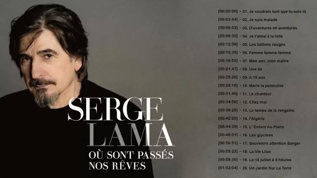 Serge Lama Best Hits Playlist 2020 🎧 Serge Lama Album