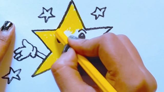 HOW TO DRAW ⭐ STAR|⭐✨ STAR DRAWING FOR KIDS смотреть онлайн