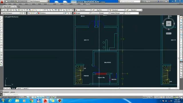 Autocad/ How to make window in House plan/ 2d window Lesson 26 urdu! Hindi /By Eng Sabir Hussain смотреть онлайн