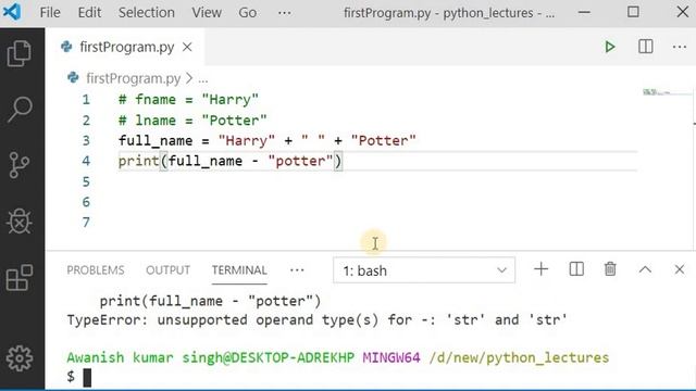 CHAPTER 5 : STRING CONCATENATION IN PYTHON || LECTURE 3 || #coder_brains || #30 смотреть онлайн