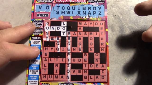 Win New 5X Tripling Bonus Crossword Scratchers смотреть онлайн