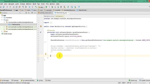 26- Start Saving Data Using Shared Preferences [Arabic] смотреть онлайн