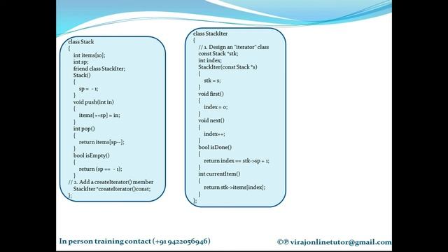 Iterator Design Pattern смотреть онлайн