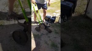 Троит и дымит  двигатель Не развивает обороты .Мотокультиватор Крот, Двигатель Champion G120 HK