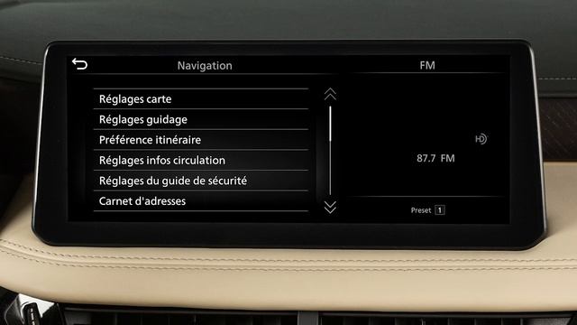 2023 INFINITI QX80 - Réglages de navigation (le cas échéant) смотреть онлайн