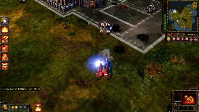 C&C Red Alert 3 - future tank x-1 vs apocalypse tank смотреть онлайн