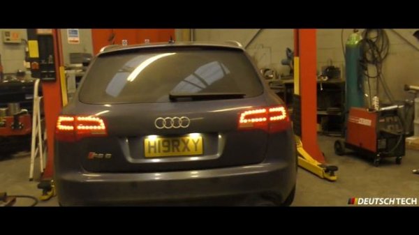 Audi RS6 C6 - Custom Exhausts sounds like HELL!