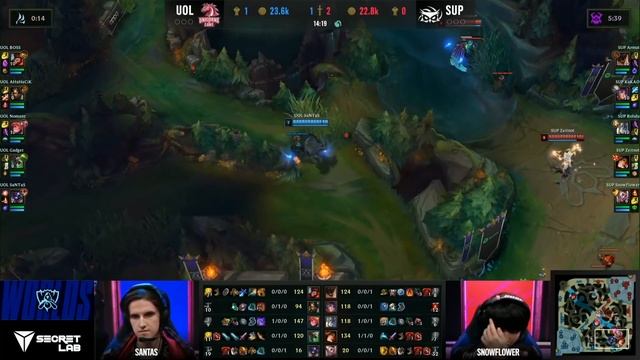 UOL vs SUP - Game 1 | Round 2 Play-Ins S10 LoL Worlds 2020 | Unicorns of Love vs SuperMassive G1 смотреть онлайн