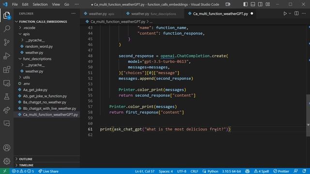 OpenAI API Mastery 3/7: Multiple Functions & Calls for AI Coders (Beginners) смотреть онлайн