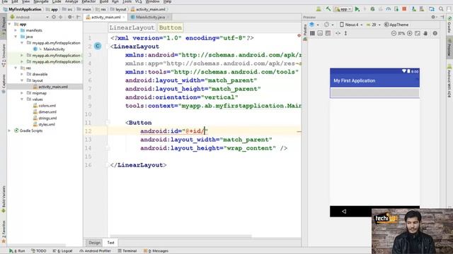 Lecture 06 - Getting Views from XML to JAVA | Android Development | AbuBakar | TechiLoft | Urdu смотреть онлайн