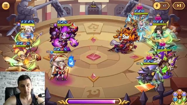 АНДРЕЙ В ПВП! СТОИТ КАЧАТЬ ЭТОГО ПАСТОРА?! Idle Heroes смотреть онлайн