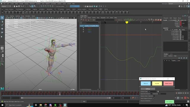 Maya Python Script - IK/FK Switcher смотреть онлайн