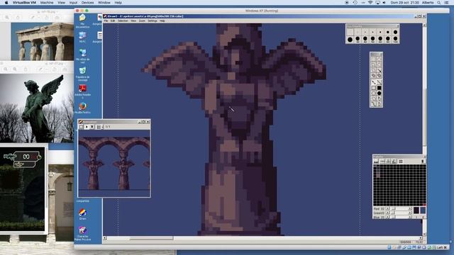 PIXEL ART TIME LAPSE #99 - Dark Fantasy Columns and Arcs смотреть онлайн
