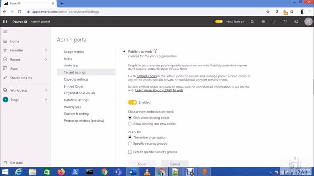 Resolve “Contact your admin to enable code creation” Error while using Publish to web option смотреть онлайн